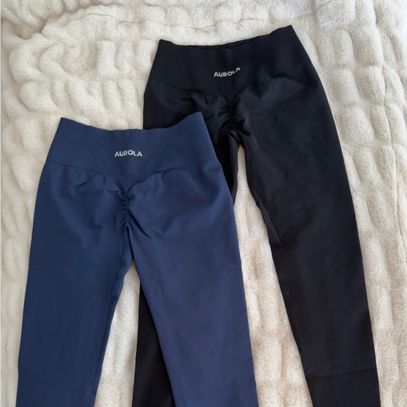 AUROLA Power Workout Leggings Small,Tummy Control,Squat Proof,Seamless Scrunch - Picture 2 of 5